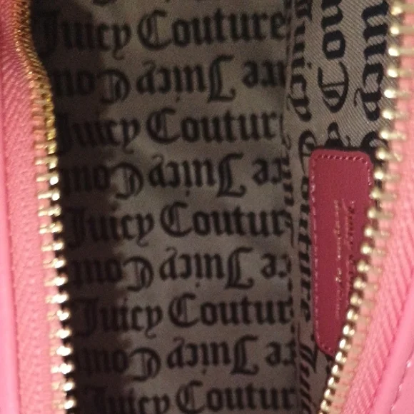 Juicy Couture Pink Shoulder Bag with Heart Accents - Picture 10 of 11